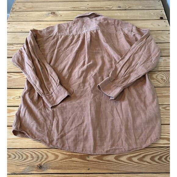 Vintage Gitman Brothers Button Down Shirt Size XL Men’s Brown Long Sleeve - Picture 2 of 8